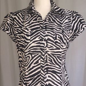 Cute Michael Kors Zebra Print Shirt